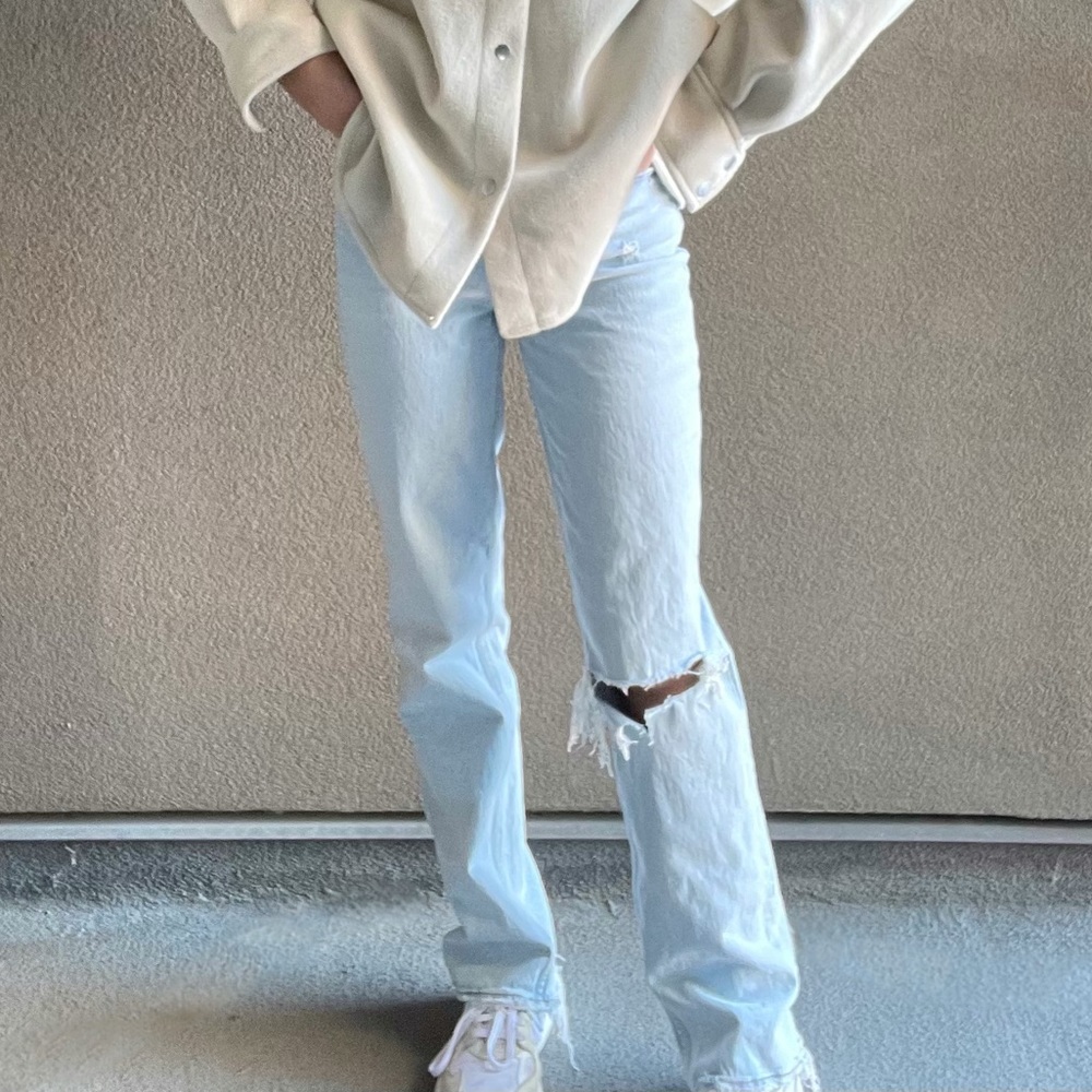 abercrombie 90s straight ultra high rise size 26L